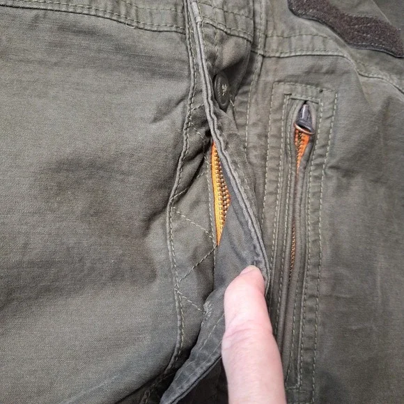 American Eagle Canvas Military Chore Jacket Mens S Green Quilted Lined Tactical - Picture 10 of 10